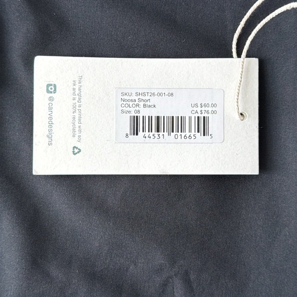 Black Women's Swim Shorts size 8 - Picture 3 of 6